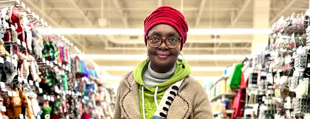 Dollar store treasure: This thrifty shopper looks like a million bucks